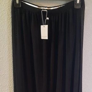 Long Black Sheer Skirt / Cover Up